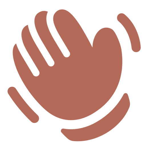 Welcoming hand icon